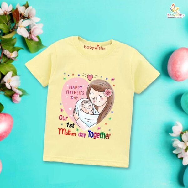 Mother's Day Special T-Shirt for Boy’s and Girl’s Half Sleeve Topwear for Unisex Kids - Image 4