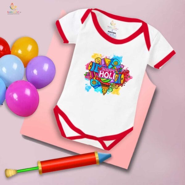 Newborn Girl's Tutu Skirt & Romper Holi Print Onesies bodysuits For baby 0 to 3 Months - Image 5