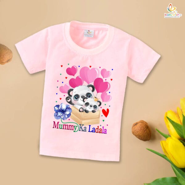 Mother's Day Special T-Shirt for Boy’s and Girl’s Half Sleeve Topwear for Unisex Kids
