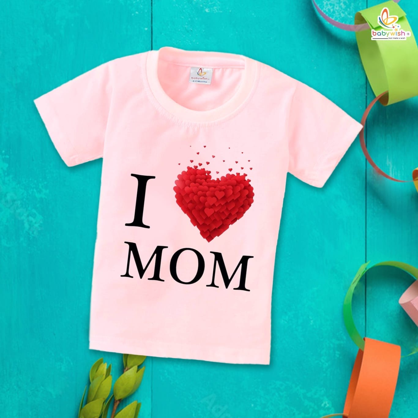 Mother's Day Special T-Shirt for Boy’s and Girl’s Half Sleeve Topwear for Unisex Kids
