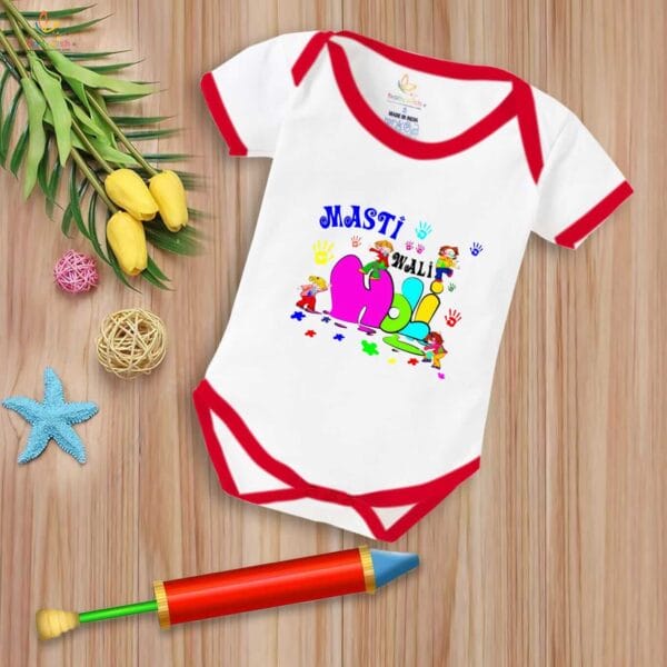 Newborn Girl's Tutu Skirt & Romper Holi Print Onesies bodysuits For baby 0 to 3 Months - Image 5