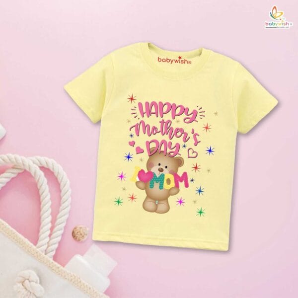 Mother's Day Special T-Shirt for Boy’s and Girl’s Half Sleeve Topwear for Unisex Kids - Image 4