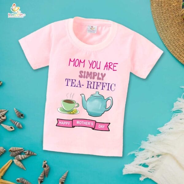 Mother's Day Special T-Shirt for Boy’s and Girl’s Half Sleeve Topwear for Unisex Kids - Image 3