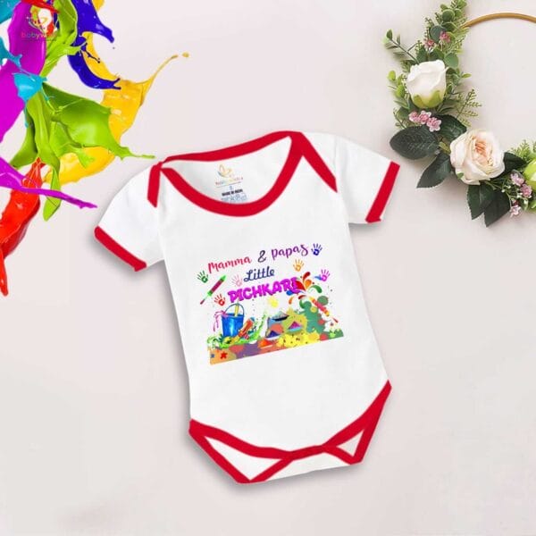 Newborn Girl's Tutu Skirt & Romper Holi Print Onesies bodysuits For baby 0 to 3 Months - Image 5