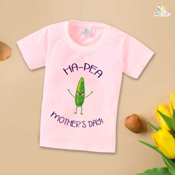 Mother's Day Special T-Shirt for Boy’s and Girl’s Half Sleeve Topwear for Unisex Kids - Image 3