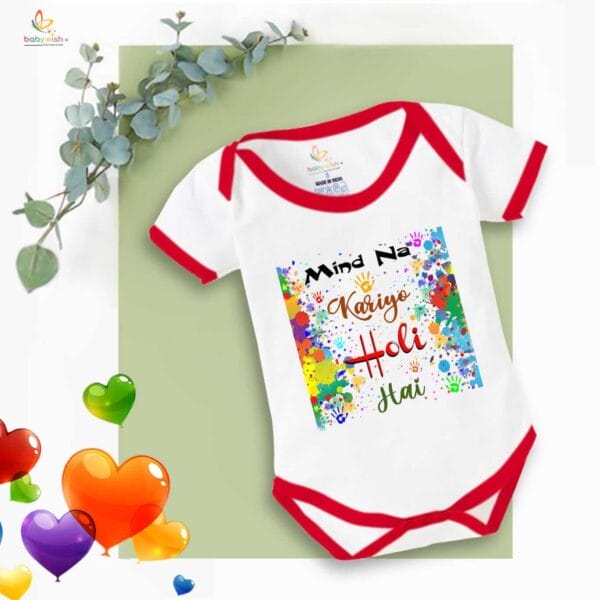 Newborn Girl's Tutu Skirt & Romper Holi Print Onesies bodysuits For baby 0 to 3 Months - Image 5