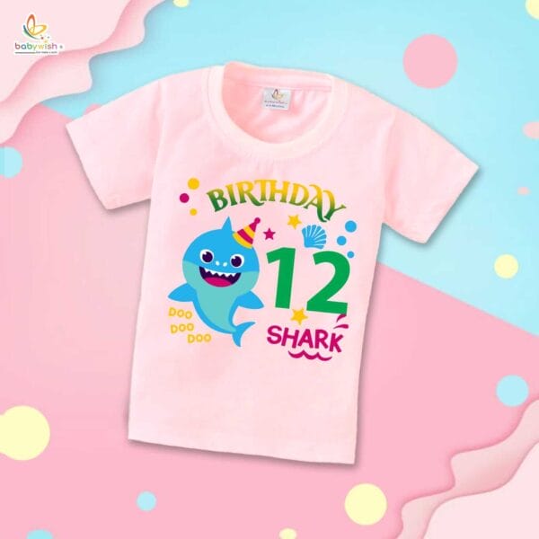 Twelve Year Birthday Unisex T-Shirt Half Sleeve Round Neck Topwear tee for kids - Image 3
