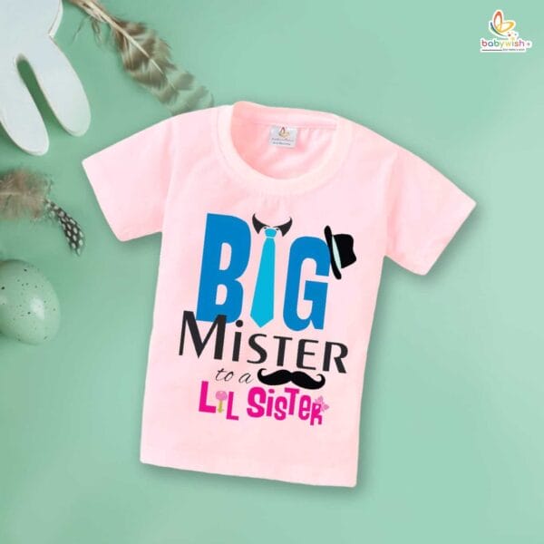 Babywish Rakshabandhan T-Shirt Brother Sister Matching dress Rakshabandhan gift for Rakhi Tee - Image 2