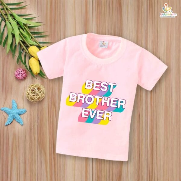 Babywish Rakshabandhan T-Shirt Brother Sister Matching dress Rakshabandhan gift for Rakhi Tee - Image 2