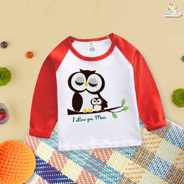 My First Mother’s Day Baby T-Shirt – Full Sleeve “I Love Mother” Outfit for Newborn Infant Girl or Boy – Cute Mother’s Day Gift Idea – Babywish - Image 4