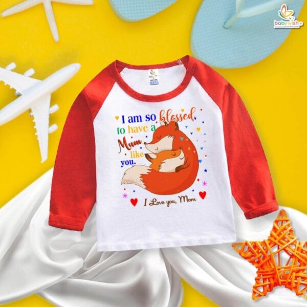My First Mother’s Day Baby T-Shirt – Full Sleeve “I Love My Mummy” Outfit for Newborn Infant Girl or Boy – Cute Mother’s Day Gift Shirt – Babywish - Image 2
