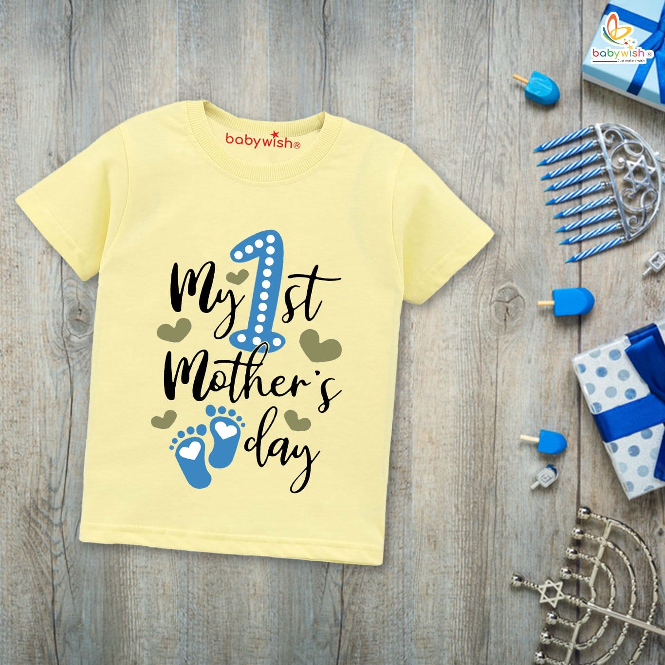 Mother's Day Special T-Shirt for Boy’s and Girl’s Half Sleeve Topwear for Unisex Kids