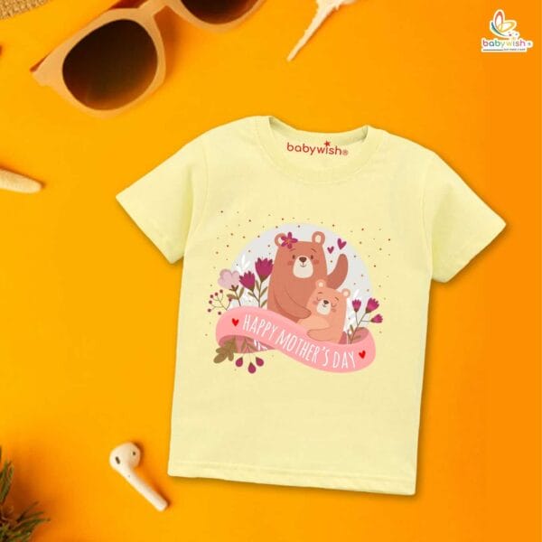 Mother's Day Special T-Shirt for Boy’s and Girl’s Half Sleeve Topwear for Unisex Kids - Image 4