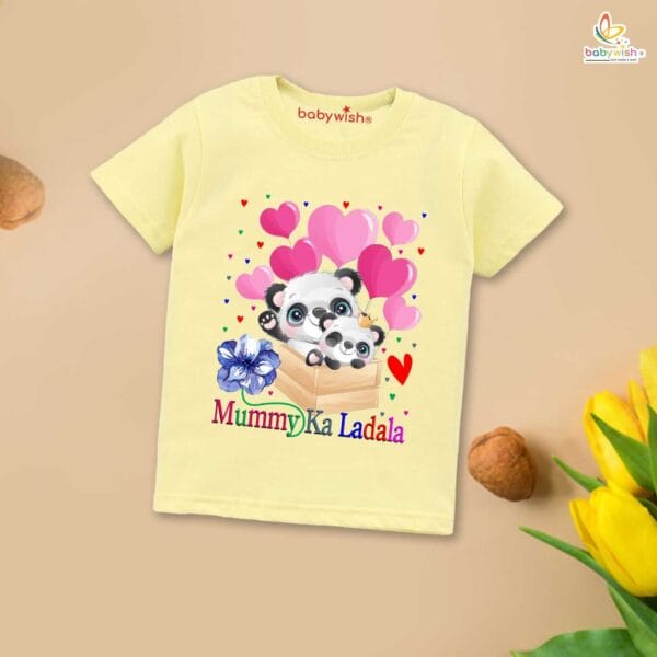 Mother's Day Special T-Shirt for Boy’s and Girl’s Half Sleeve Topwear for Unisex Kids - Image 4
