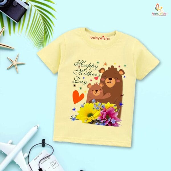 Mother's Day Special T-Shirt for Boy’s and Girl’s Half Sleeve Topwear for Unisex Kids - Image 4