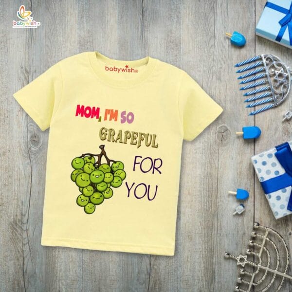 Mother's Day Special T-Shirt for Boy’s and Girl’s Half Sleeve Topwear for Unisex Kids - Image 4