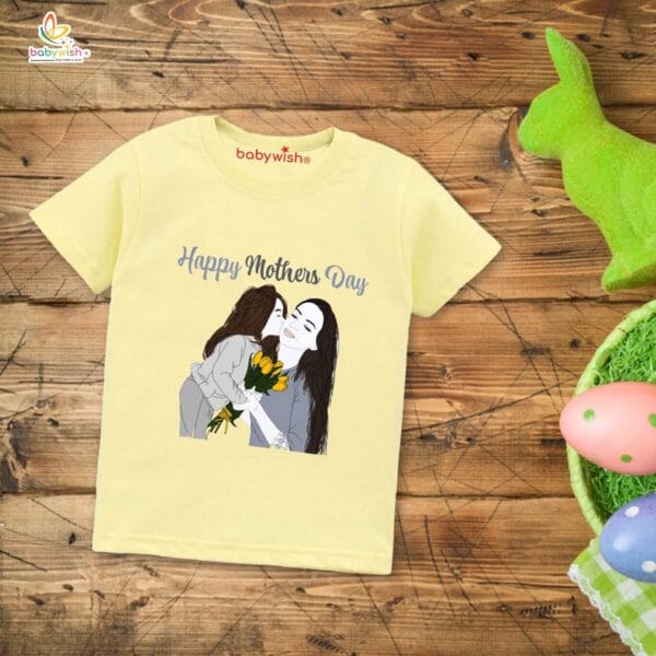 Mother's Day Special T-Shirt for Boy’s and Girl’s Half Sleeve Topwear for Unisex Kids - Image 4