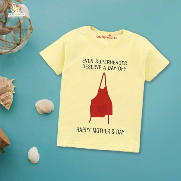 Mother's Day Special T-Shirt for Boy’s and Girl’s Half Sleeve Topwear for Unisex Kids - Image 4