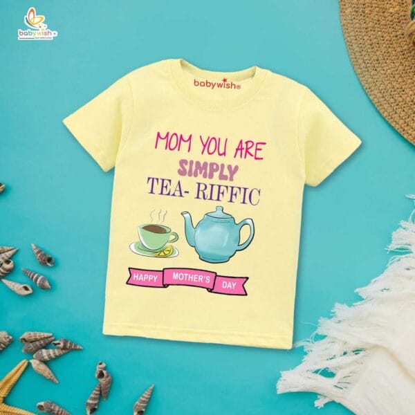 Mother's Day Special T-Shirt for Boy’s and Girl’s Half Sleeve Topwear for Unisex Kids - Image 4