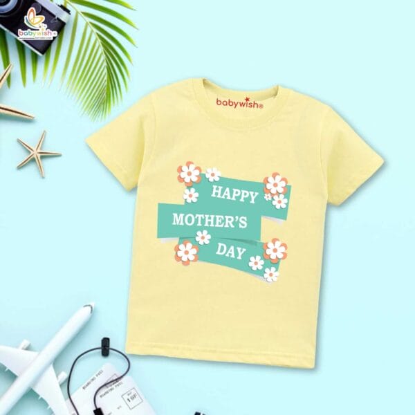 Mother's Day Special T-Shirt for Boy’s and Girl’s Half Sleeve Topwear for Unisex Kids - Image 4