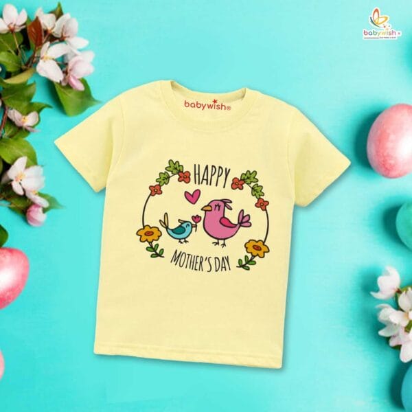 Mother's Day Special T-Shirt for Boy’s and Girl’s Half Sleeve Topwear for Unisex Kids - Image 4