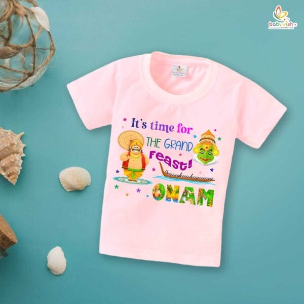 Babywish Onam Festivals Boys and Girls T-Shirt  Onam T-Shirts Half Sleeve