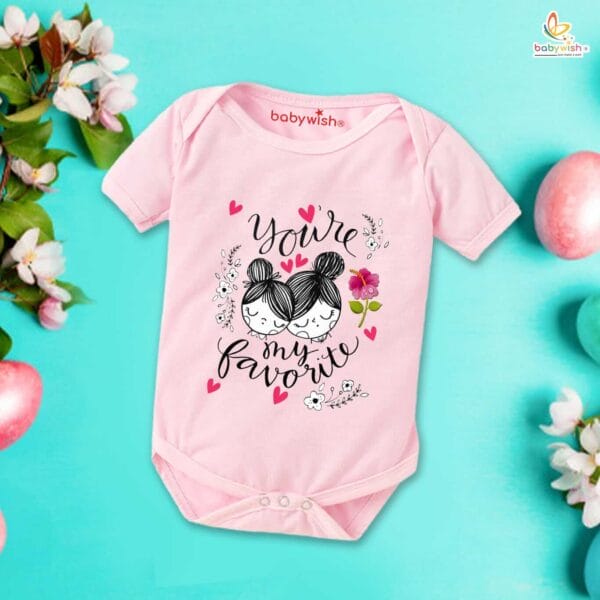 Mothers Day Special Baby Outfit Half Sleeve Unisex Romper Onesies for Newborn baby - Image 4