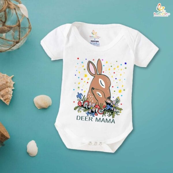 Mothers Day Special Baby Outfit Half Sleeve Unisex Romper Onesies for Newborn baby - Image 2