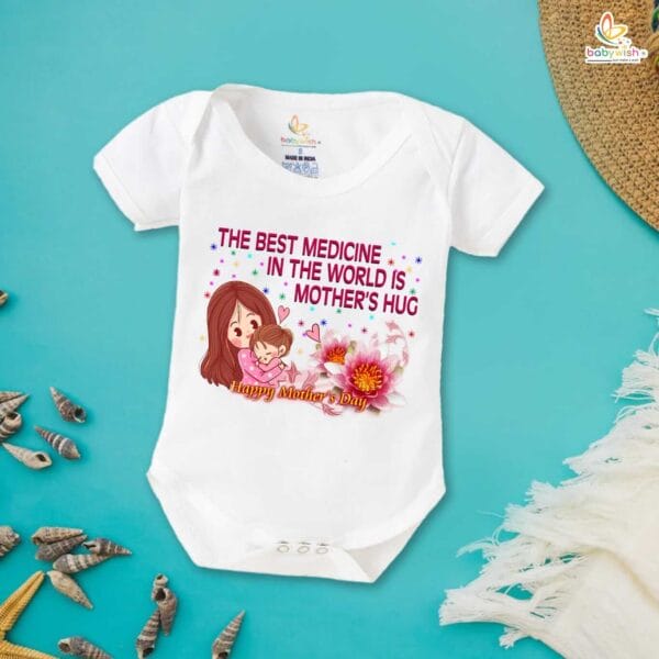 Mothers Day Special Baby Outfit Half Sleeve Unisex Romper Onesies for Newborn baby - Image 2