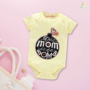 Mothers Day Special Baby Outfit Half Sleeve Unisex Romper Onesies for Newborn baby