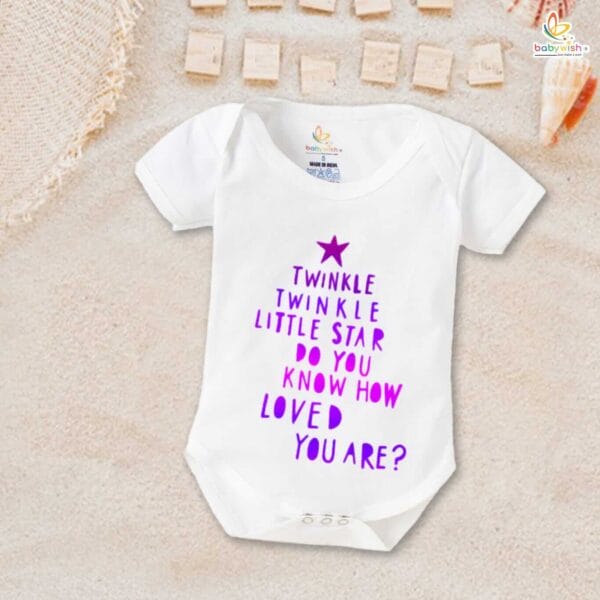 Mothers Day Special Baby Outfit Half Sleeve Unisex Romper Onesies for Newborn baby - Image 2