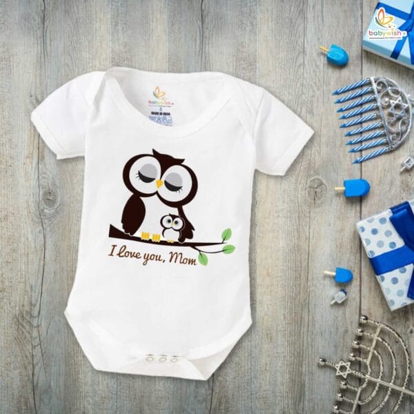 Mothers Day Special Baby Outfit Half Sleeve Unisex Romper Onesies for Newborn baby - Image 2