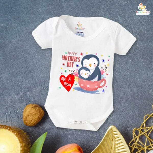 Mothers Day Special Baby Outfit Half Sleeve Unisex Romper Onesies for Newborn baby - Image 2