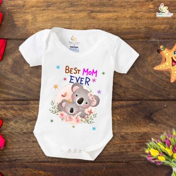 Mothers Day Special Baby Outfit Half Sleeve Unisex Romper Onesies for Newborn baby - Image 2