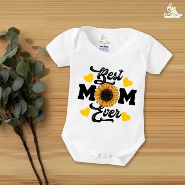 Mothers Day Special Baby Outfit Half Sleeve Unisex Romper Onesies for Newborn baby - Image 2
