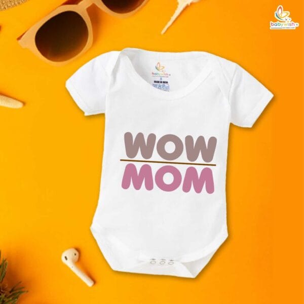 Mothers Day Special Baby Outfit Half Sleeve Unisex Romper Onesies for Newborn baby - Image 2