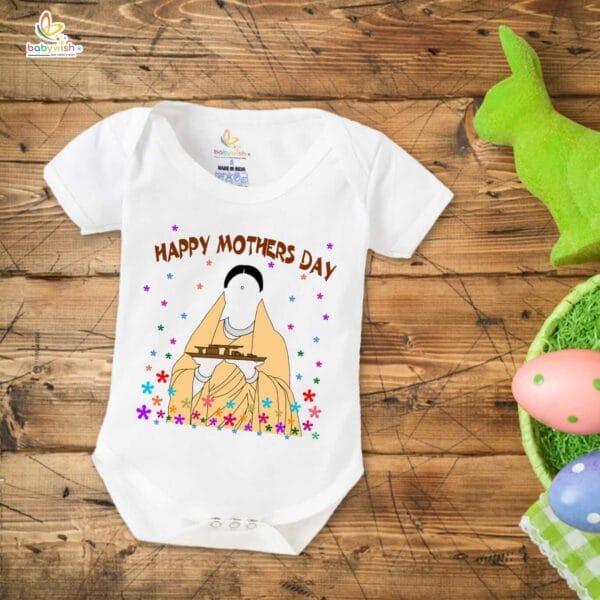 Mothers Day Special Baby Outfit Half Sleeve Unisex Romper Onesies for Newborn baby - Image 2