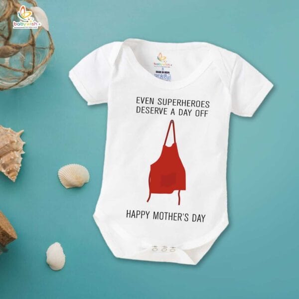 Mothers Day Special Baby Outfit Half Sleeve Unisex Romper Onesies for Newborn baby - Image 2
