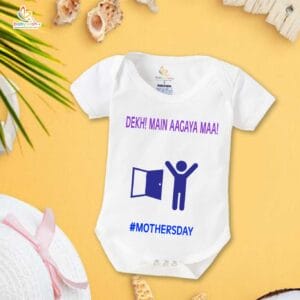 Mothers Day Special Baby Outfit Half Sleeve Unisex Romper Onesies for Newborn baby