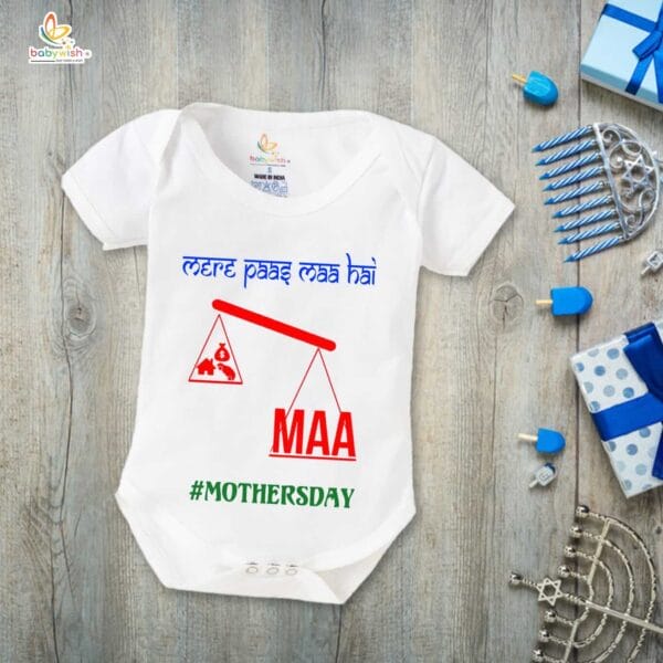 Mothers Day Special Baby Outfit Half Sleeve Unisex Romper Onesies for Newborn baby
