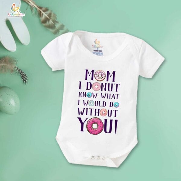 Mothers Day Special Baby Outfit Half Sleeve Unisex Romper Onesies for Newborn baby