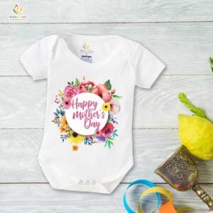 Mothers Day Special Baby Outfit Half Sleeve Unisex Romper Onesies for Newborn baby