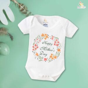 Mothers Day Special Baby Outfit Half Sleeve Unisex Romper Onesies for Newborn baby
