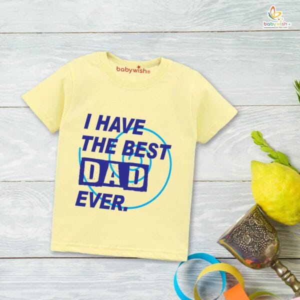 Father's Day Special T-Shirt for Boy’s and Girl’s Half Sleeve Topwear for Unisex Kids - Image 4