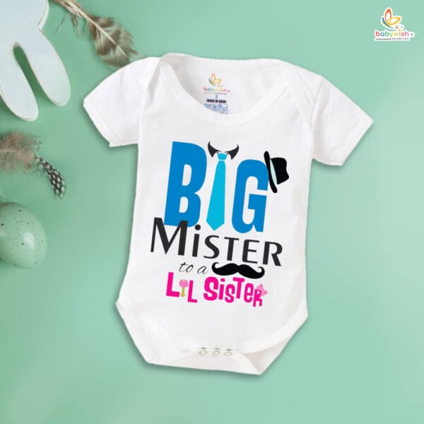 Babywish Rakshabandhan Romper Brother Sister Matching dress Rakshabandhan gift for Rakhi