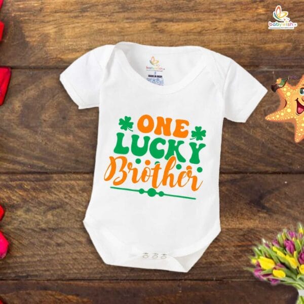Babywish Rakshabandhan Romper Brother Sister Matching dress Rakshabandhan gift for Rakhi - Image 2