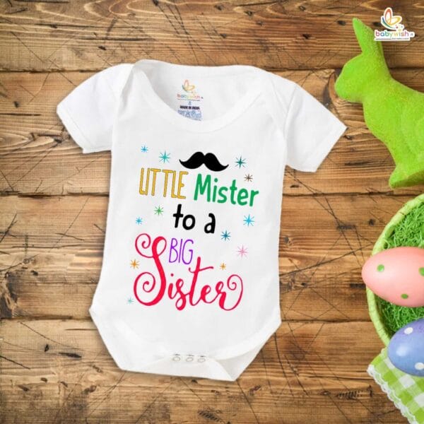 Babywish Rakshabandhan Romper Brother Sister Matching dress Rakshabandhan gift for Rakhi - Image 2