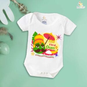 Babywish Onam Romper Brother Sister Matching dress for ONAM