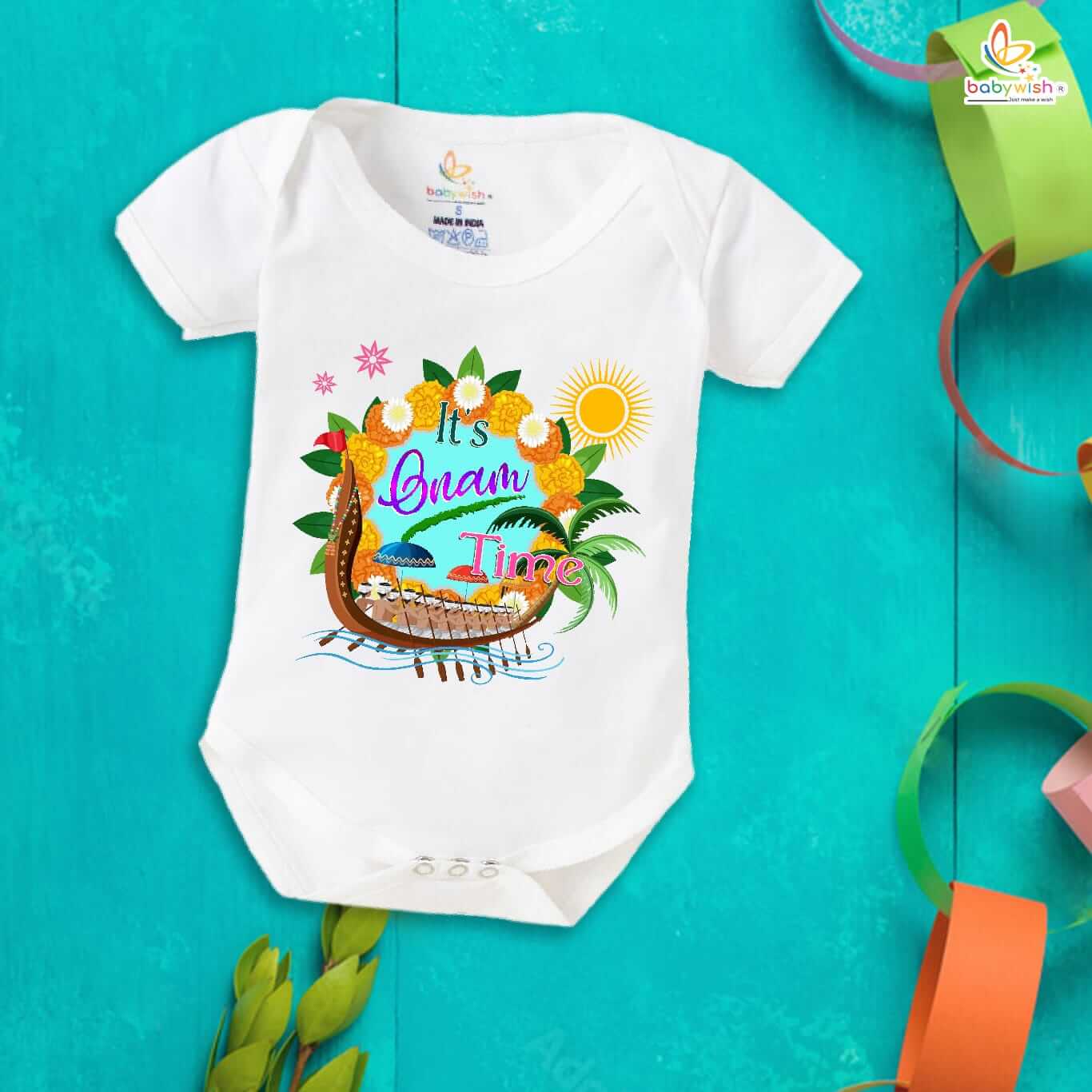 Babywish Onam Romper Brother Sister Matching dress for ONAM