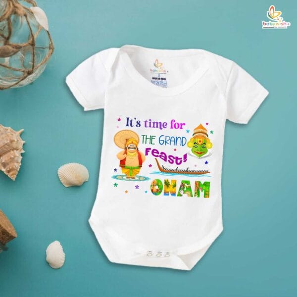 Babywish Onam Romper Brother Sister Matching dress for ONAM